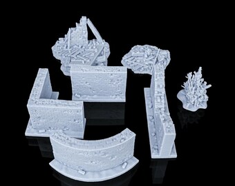 Brick Ruins RPG Terrain | D&D Tabletop Miniatures