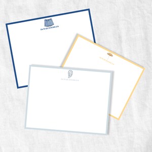 Customizable Ocean Stationery // Customizable Notecard Set // Ocean Card Set // Beach Stationery // Beachy Stationery