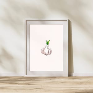Garlic Girl Print