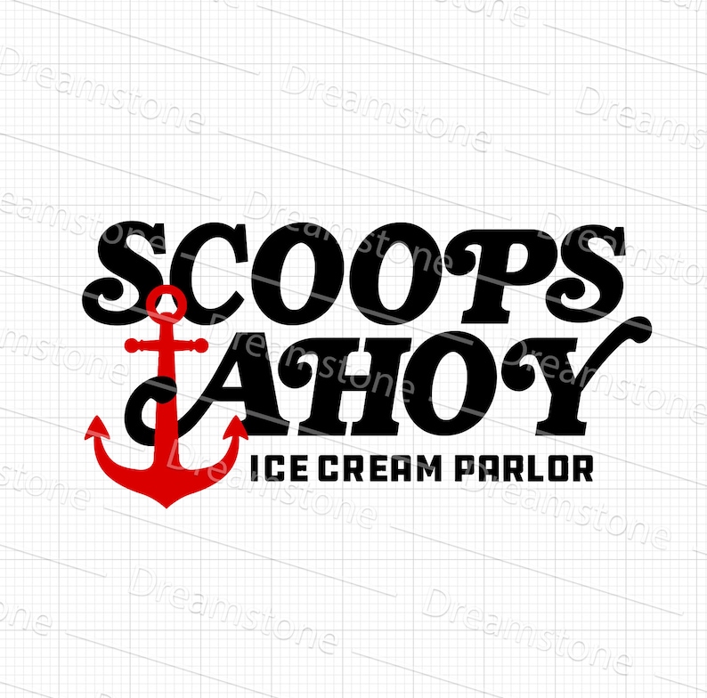 Scoops Ahoy SVG & PNG Starcourt Mall SVG Clipart for Etsy