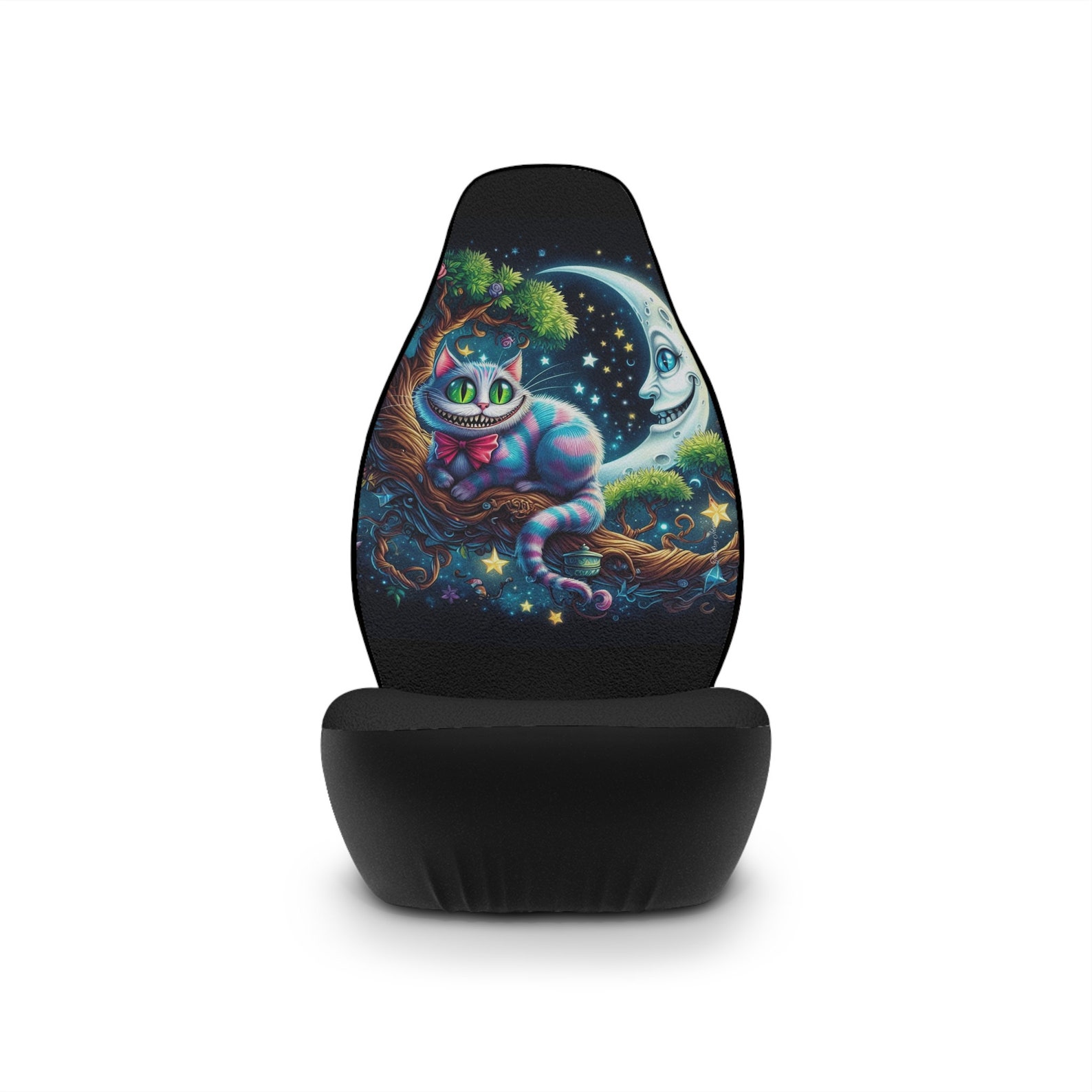 Cat Print Pet Car Seat Cover