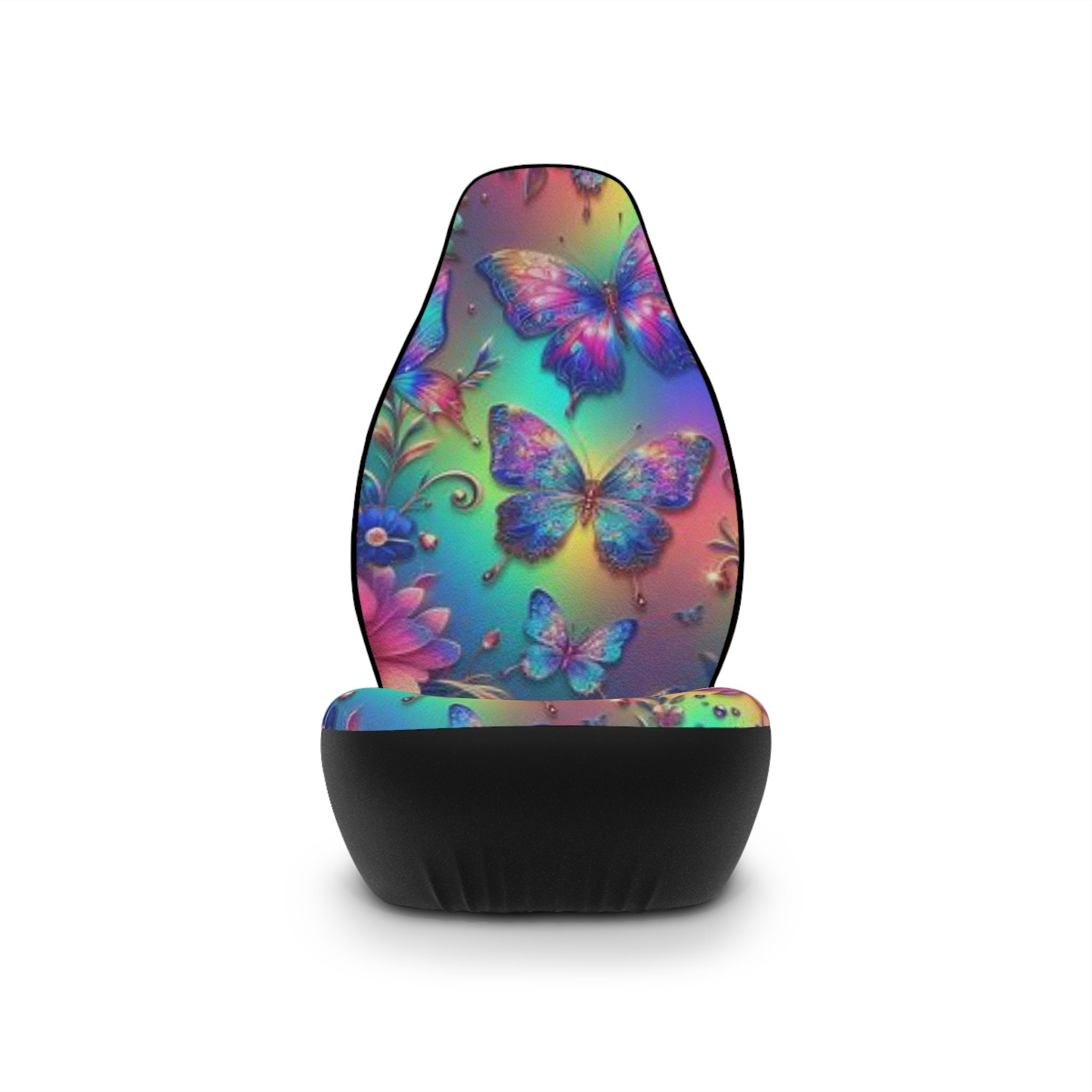 Holographic Trippy Pet Car Seat Cover main image 1