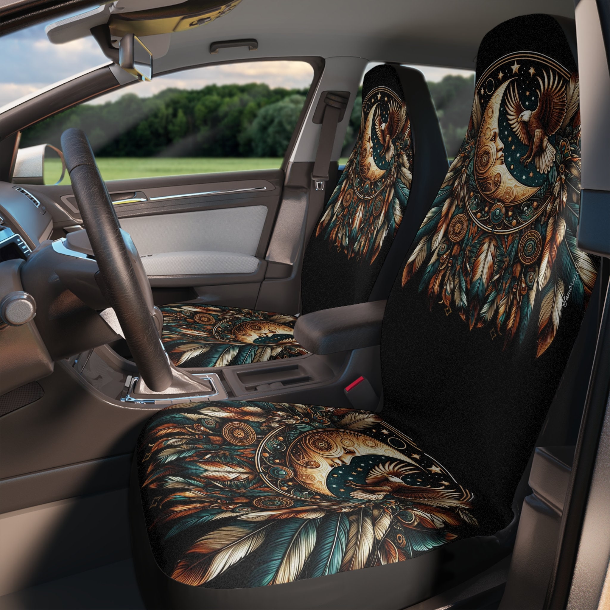 Eagles car seat covers set deals