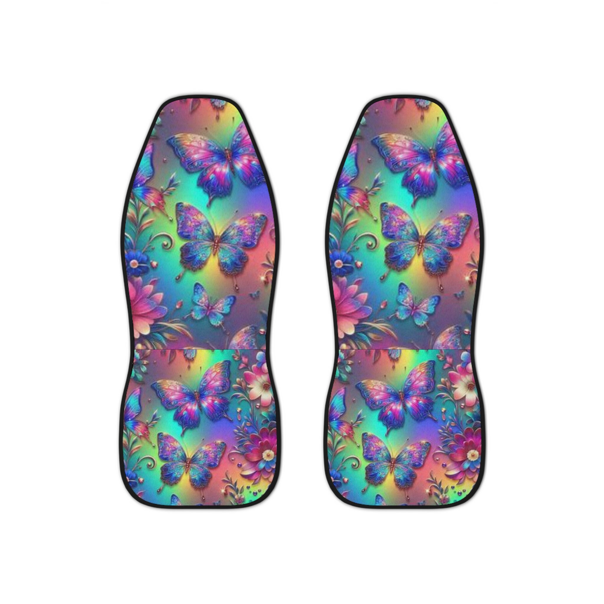 Holographic Trippy Pet Car Seat Cover