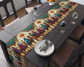Table Runner (Cotton, Poly)  "The Wise Men"