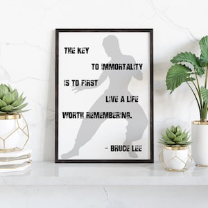 Bruce Lee Printable Wall Art