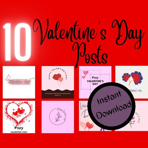10 Valentines Day Instagram and Facebook Post Ready to Post