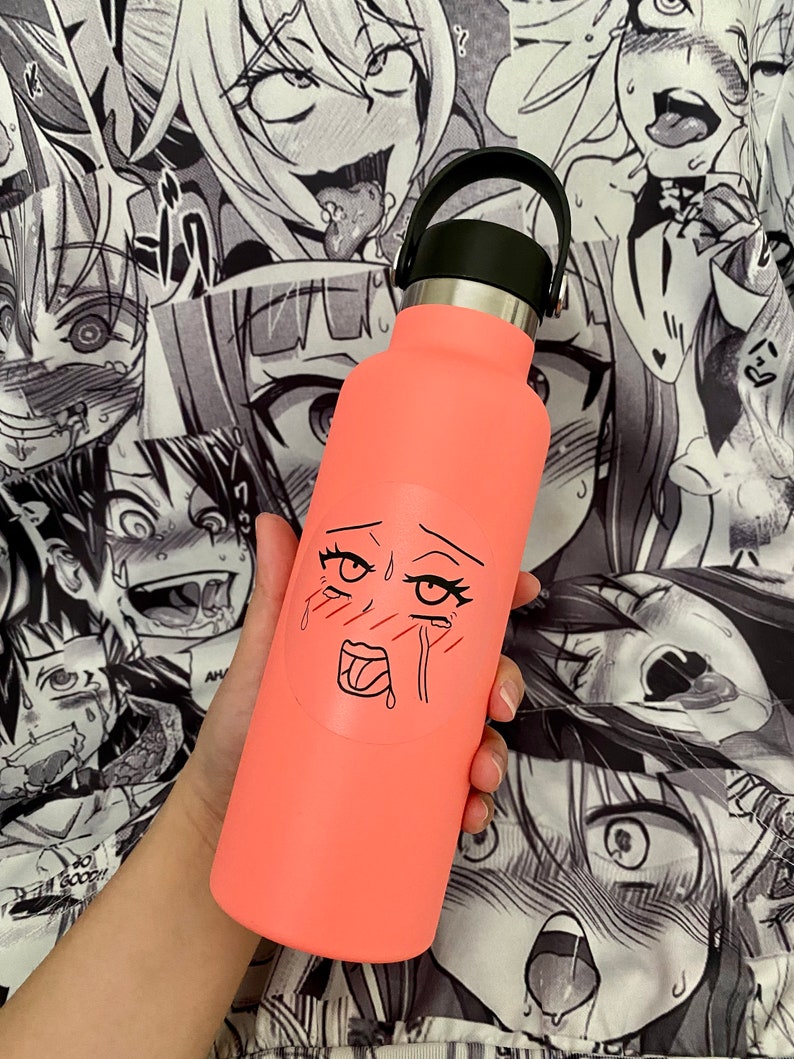 Ahegao Face Sticker - Etsy