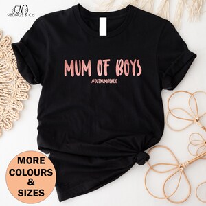 Mum of Boys T Shirt, Our First Mother&#39;s Day, Matching Outfits,  Mother&#39;s Day, Mother&#39;s Day T-Shirts, First Mother&#39;s Day Gift for Mum