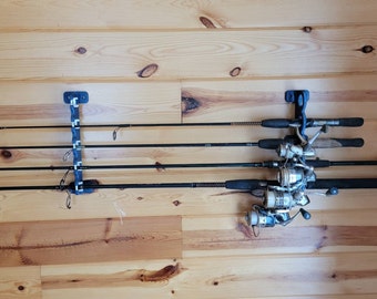 Universal Fishing Rod Holder For Garage & Ice House