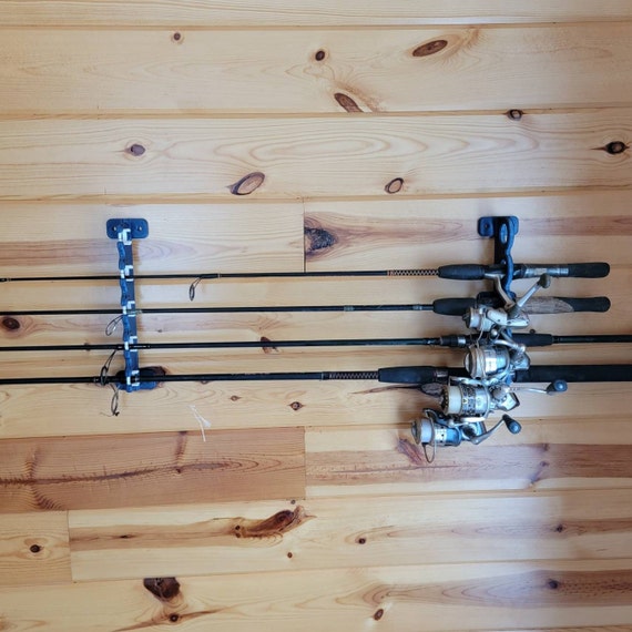 Universal Fishing Rod Holder for Garage & Ice House 