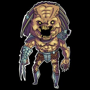 Angry Predator Sticker