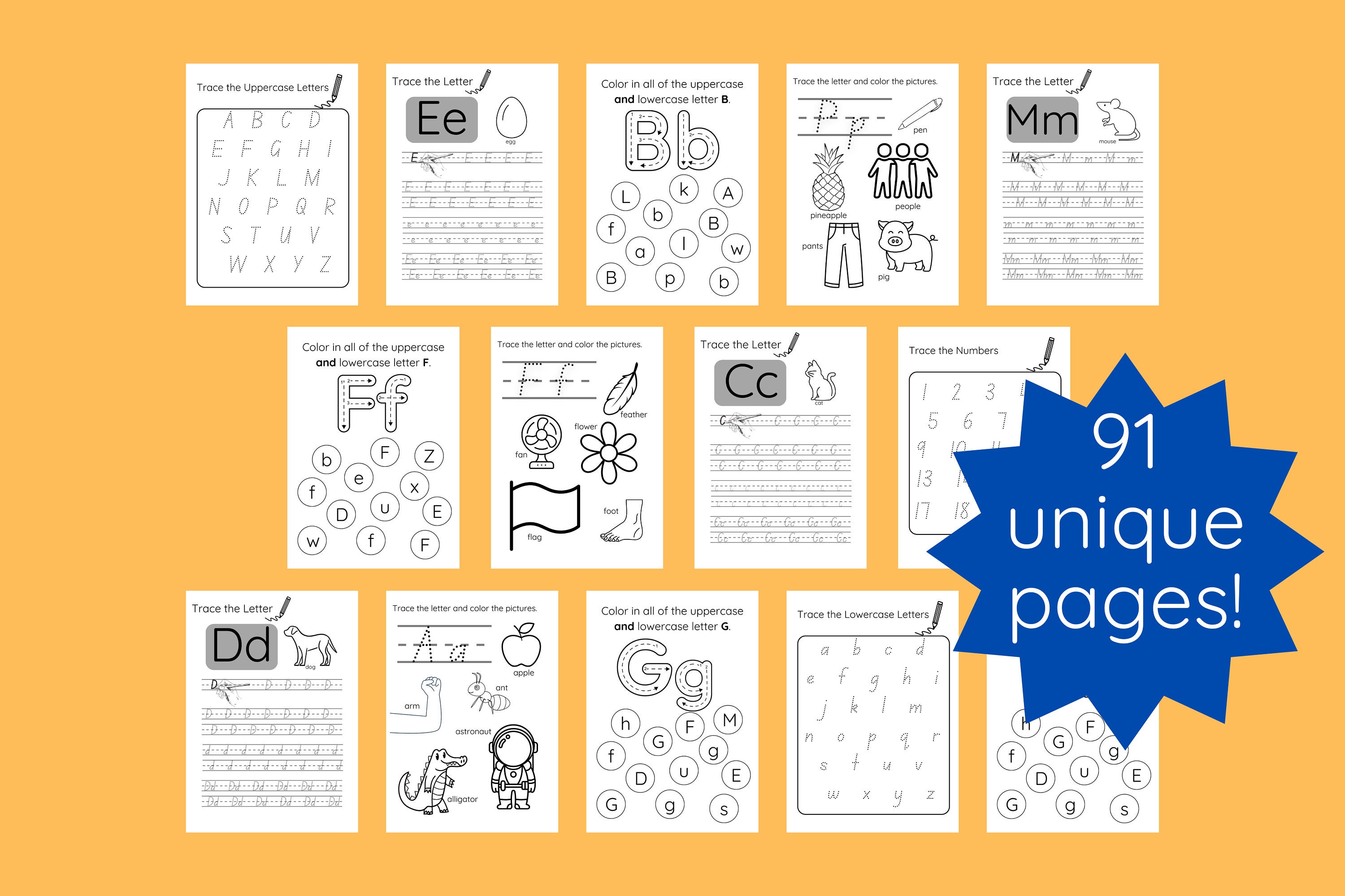 Handwriting Worksheets Handwriting Practice Sheets Letters and Numbers