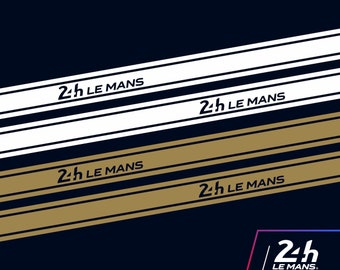 Officiële Le Mans 24h Le Mans zijstrepenstickers (set)