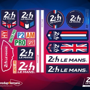 Official Le Mans Laptop Sticker Pack Official 24h Le Mans World Endurance Championship ACO Official Product image 1