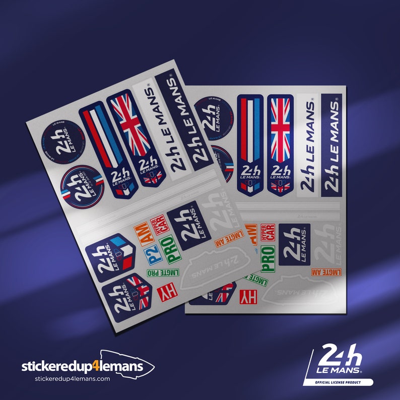 Official Le Mans Laptop Sticker Pack Official 24h Le Mans World Endurance Championship ACO Official Product image 2