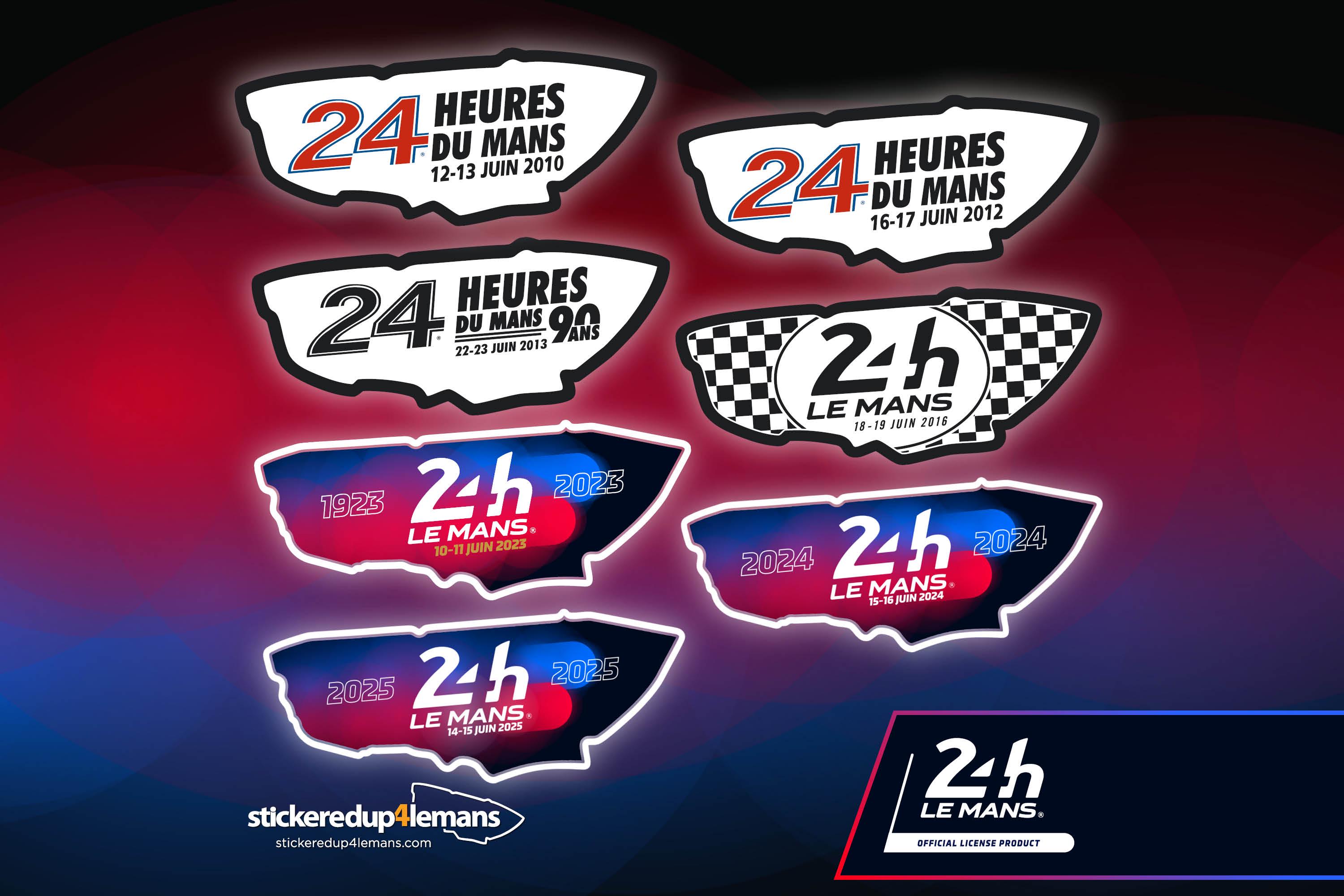 Car Stickers Le Mans