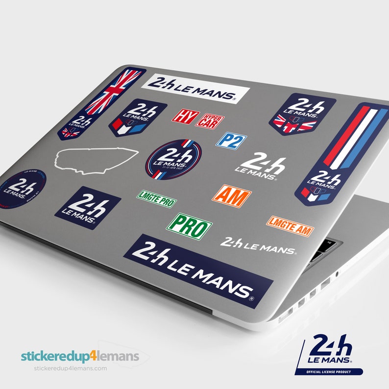 Official Le Mans Laptop Sticker Pack Official 24h Le Mans World Endurance Championship ACO Official Product image 5