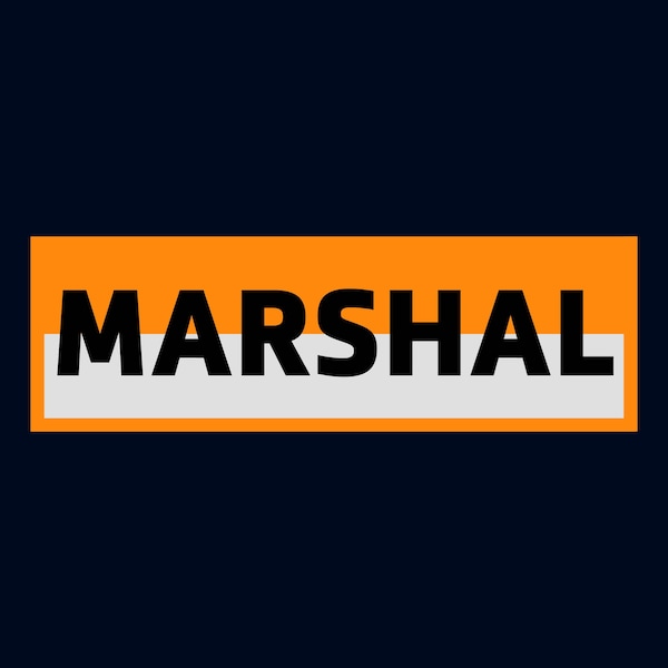 Le Mans Marshal Sticker Mk2