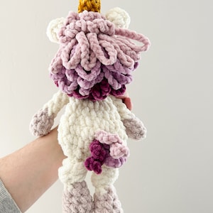 Mini Unicorn, Unicorn Doll, Unicorn Lovey, Crochet Unicorn, Handmade Unicorn Doll