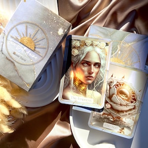 Tarotkaartenspel, tarotkaartenspel met gids, tarotkaartenspel met 78 kaarten, tarotkaarten voor beginners, Luce Dell'Anima-tarotkaartenspel