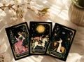Arcane Moon  Tarot Deck, Tarot Card Deck, Tarot Deck with Guidebook, 78 Card Tarot Cards, Custom Tarot Deck
