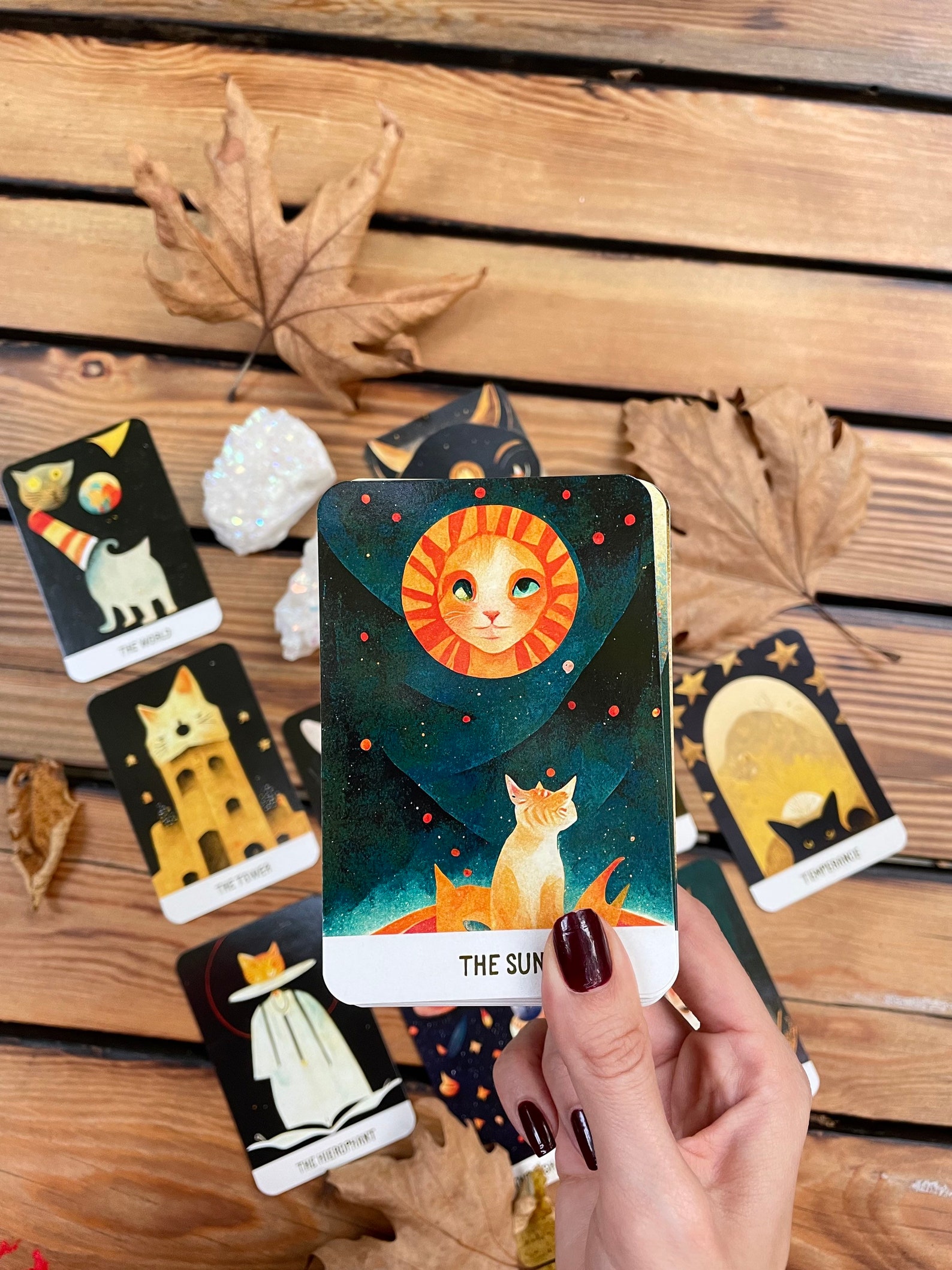 Tarot Card Deck Tarot Deck With Guidebook 78 Tarot Cards Etsy