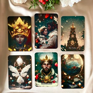 Tarot Card Deck Christmas Tarot Deck Limited Edition 78 - Etsy