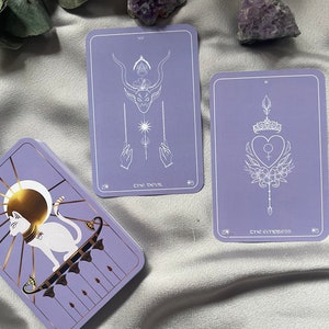 Tarot Card Deck, 78 Tarot Cards, Divination tools, Tarot Deck for Beginners, Celestial tarot deck, Oracle deck