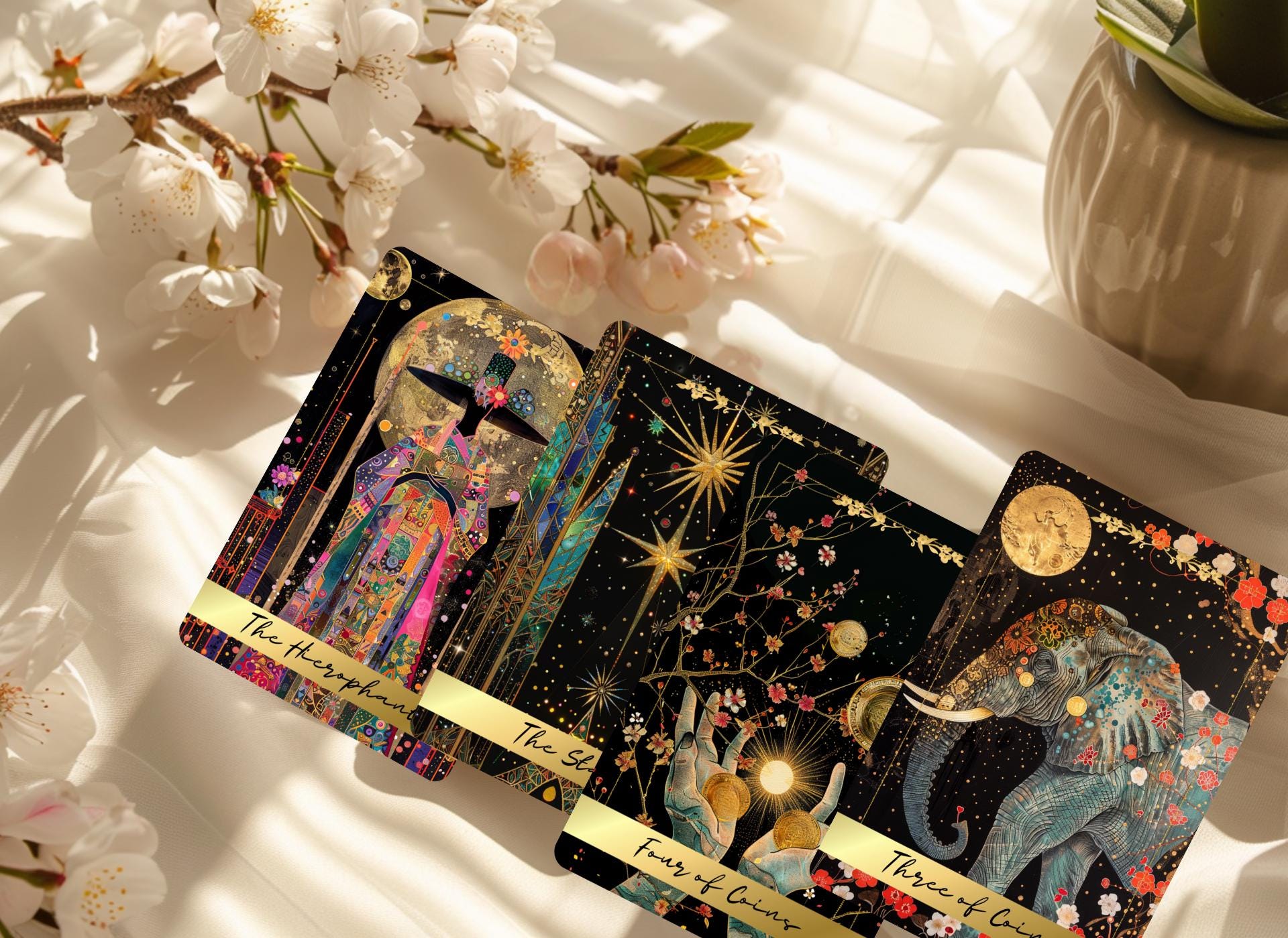 正規品　ポーチ付　　ブロッサム オブ セレニティタロット 正規品 ポーチ付 Blossom of Serenity Tarot Deck ブロッサム