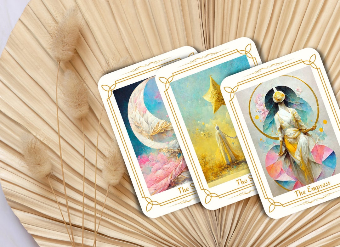 Tarot Card Deck, Fairytale Tarot Deck, Tarot Deck With Guidebook, 78