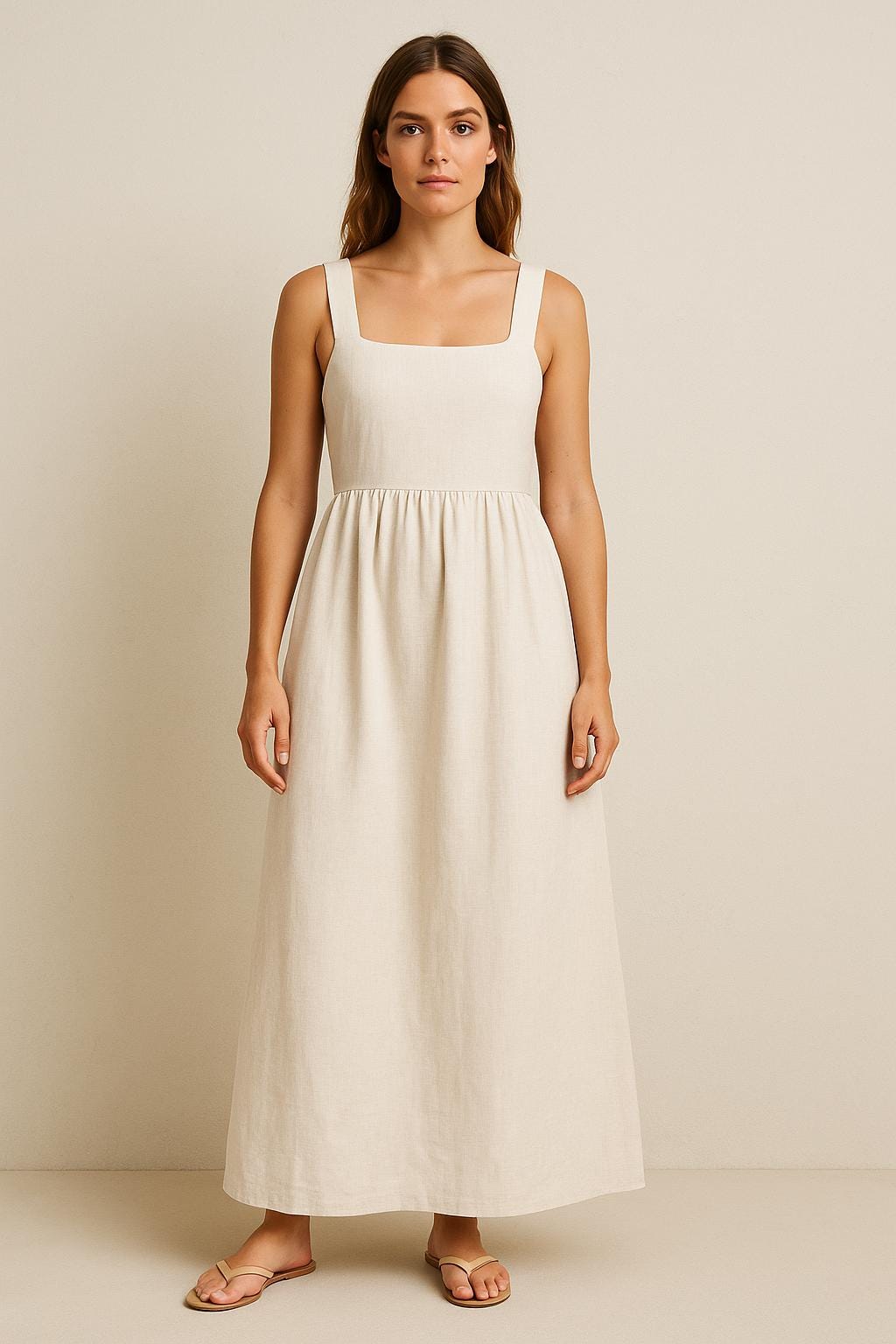 lucca maxi dress Fontelina Cap Sleeve Eyelet Cover-up in White