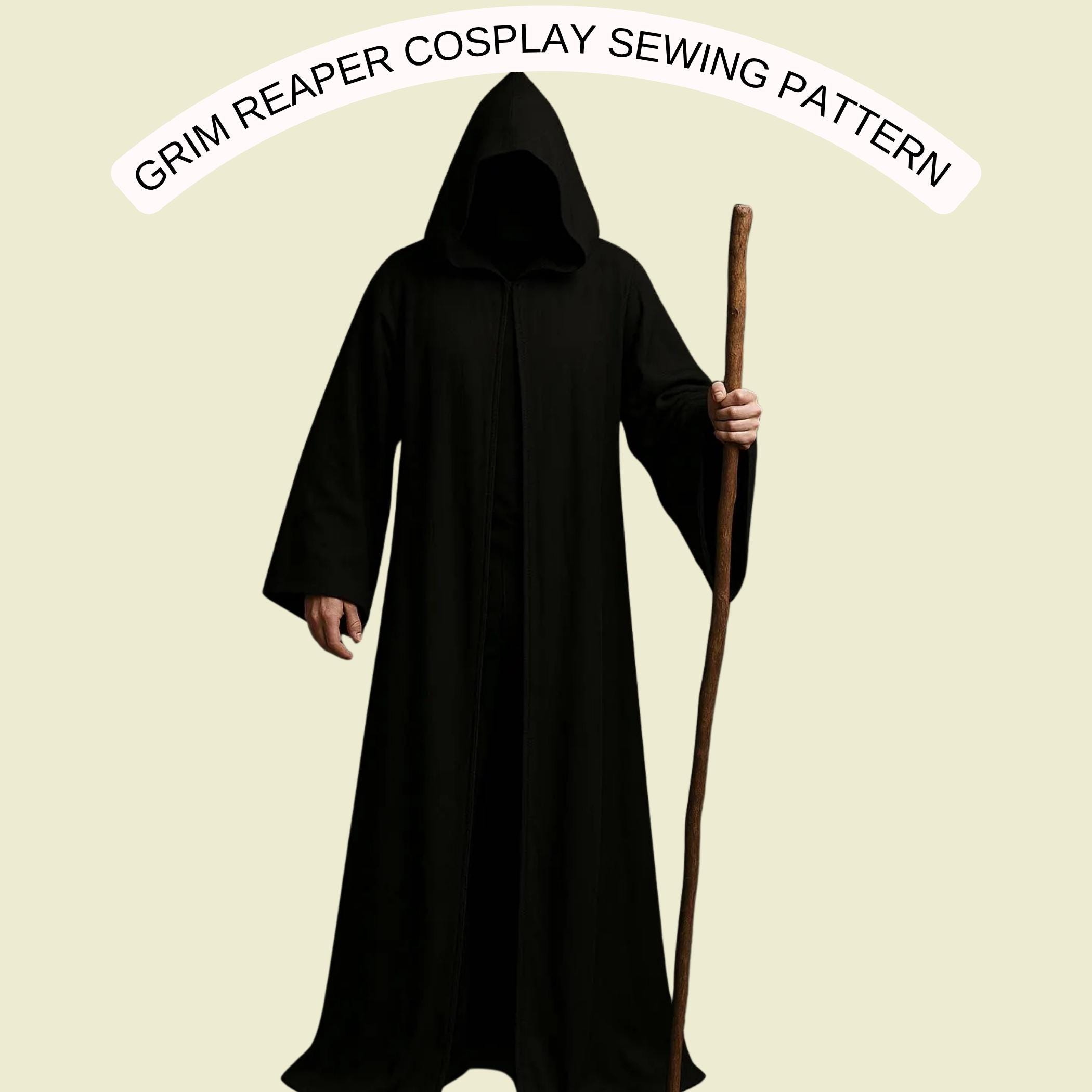 VICTERR Halloween Scream Costume,Scream deguisement Enfants avec Masque Ghostface & Couteau Sanglant plastique,Costume scream adapté pour Halloween