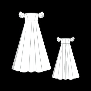 Renaissance,Fairy Cottagecore Dress & Corset Sewing Pattern: Elvish Fantasy Costume (PDF Pattern) image 4