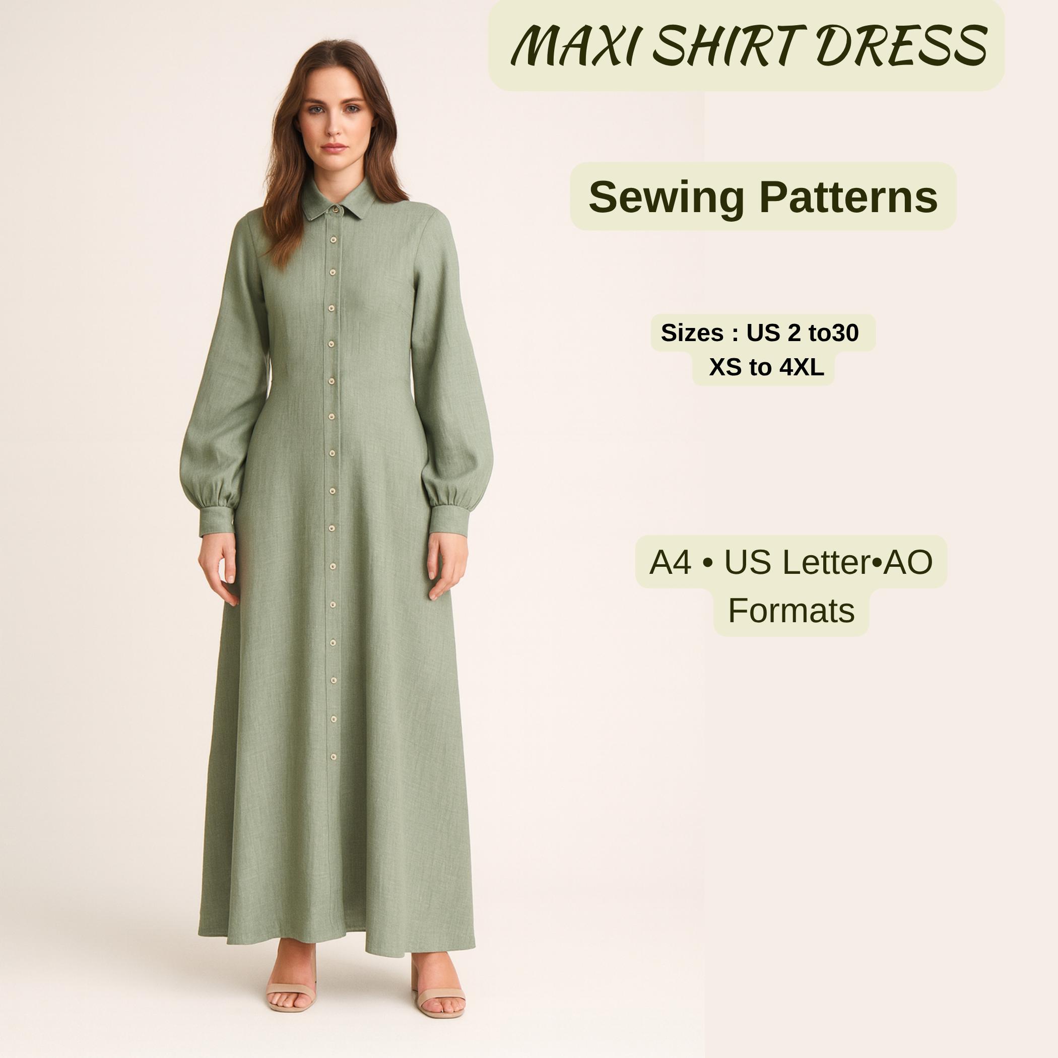 chinese dress ladies Lucy T-Shirt Dress - Jersey Dress Sewing Pattern