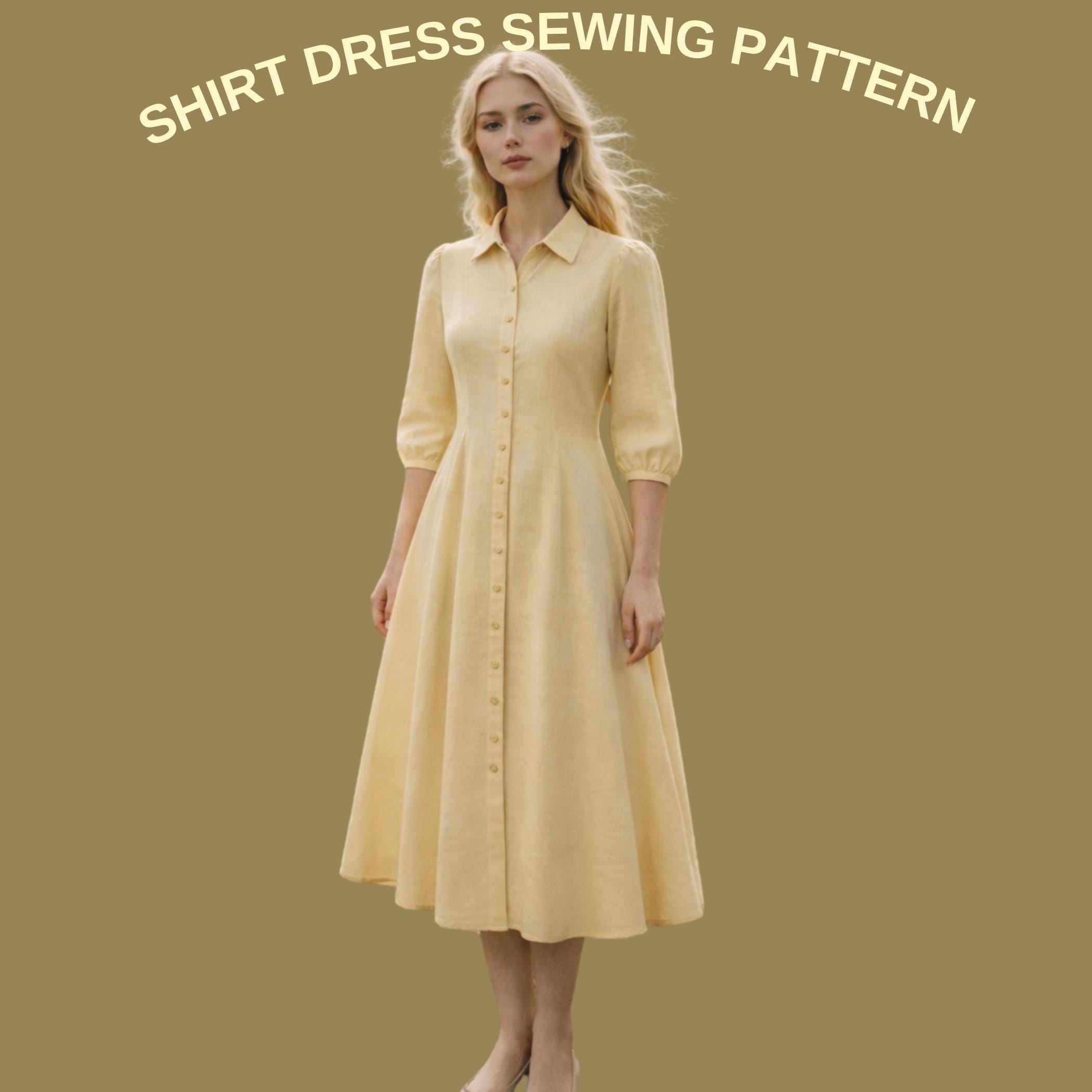 Vintage Button Dress - Etsy