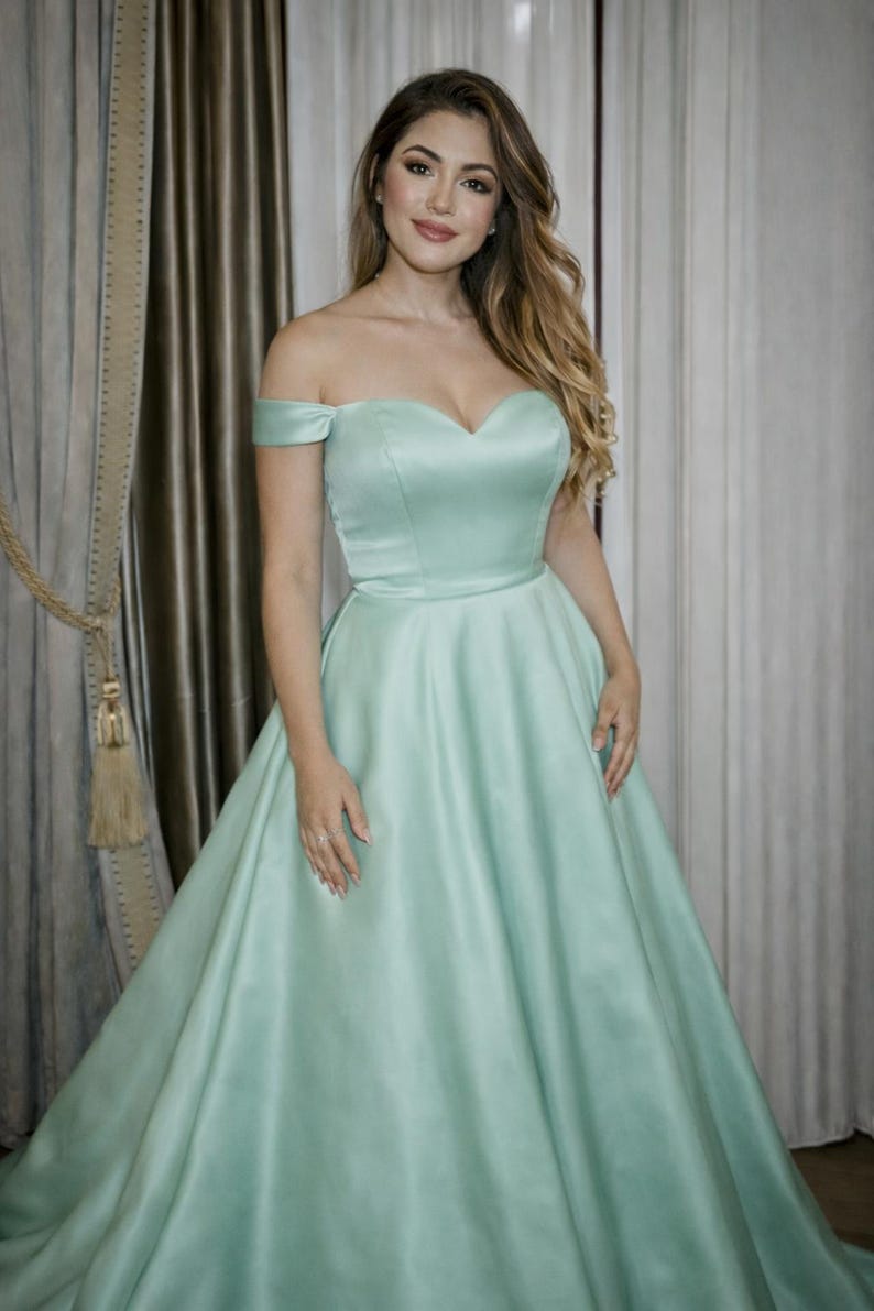 Patrón de costura para vestido de invitada de boda, vestido con escote corazón y hombros descubiertos (PDF), elegante vestido de corte A, vestido formal, tallas estadounidenses 2-30 (patrón en PDF) imagen 4