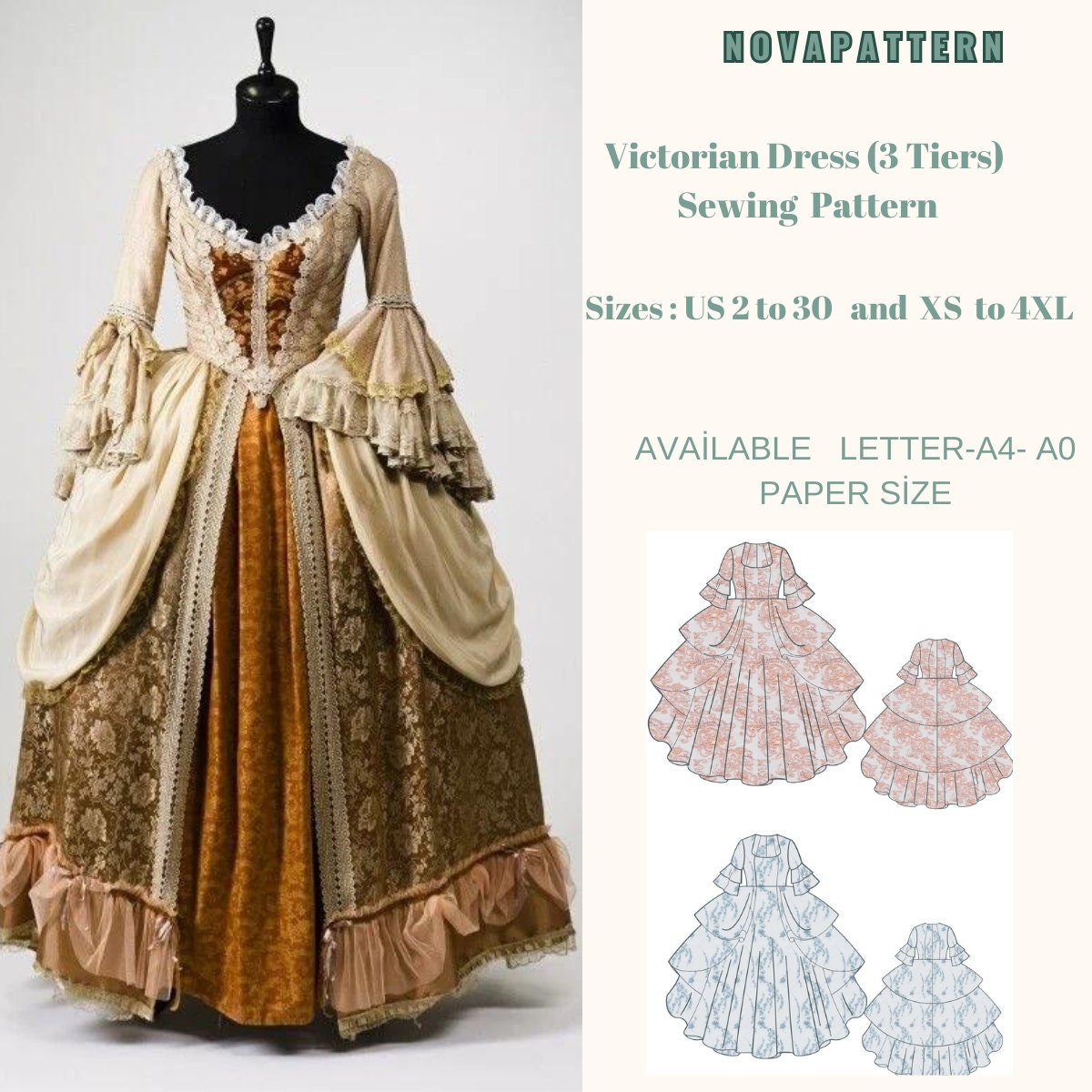Victorian Corset Dress 