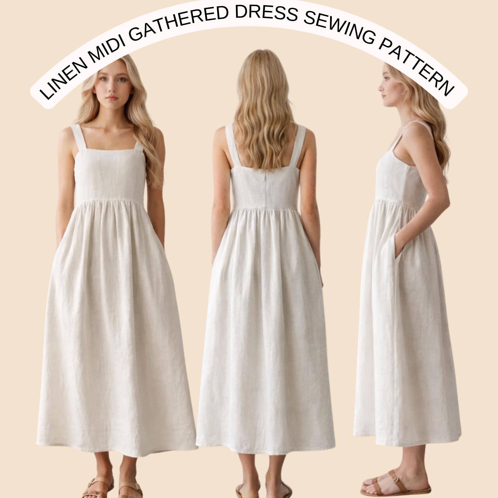 bridesmaid dress sewing patterns uk Lizz Dress