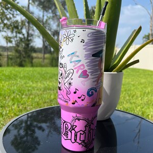 40oz Stanley dupe Karol G tumbler afbeelding 4