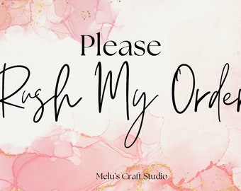 Rush order fee