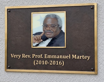 Custom Memorial Bronze Photo Plaque, Engraved Remembrance Sign, Outdoor Weather-Resistant (Personalized)
