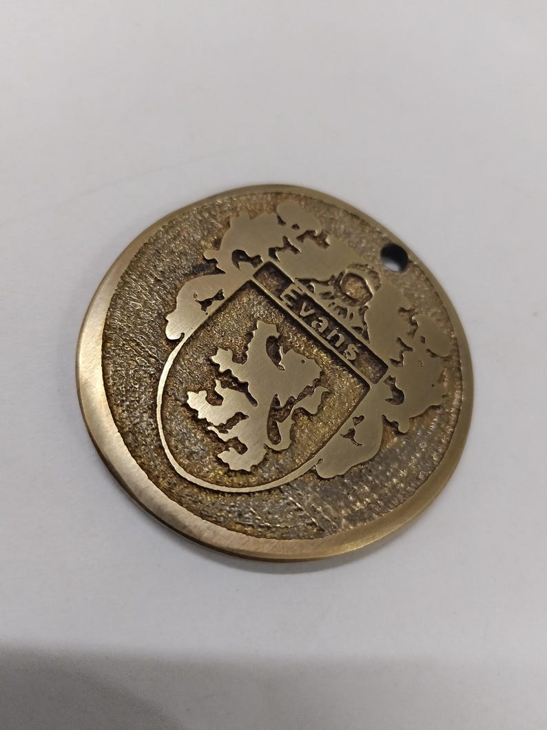 Cast Bronze and Brass Personalized Plaque Oval and Circular Shape Fully