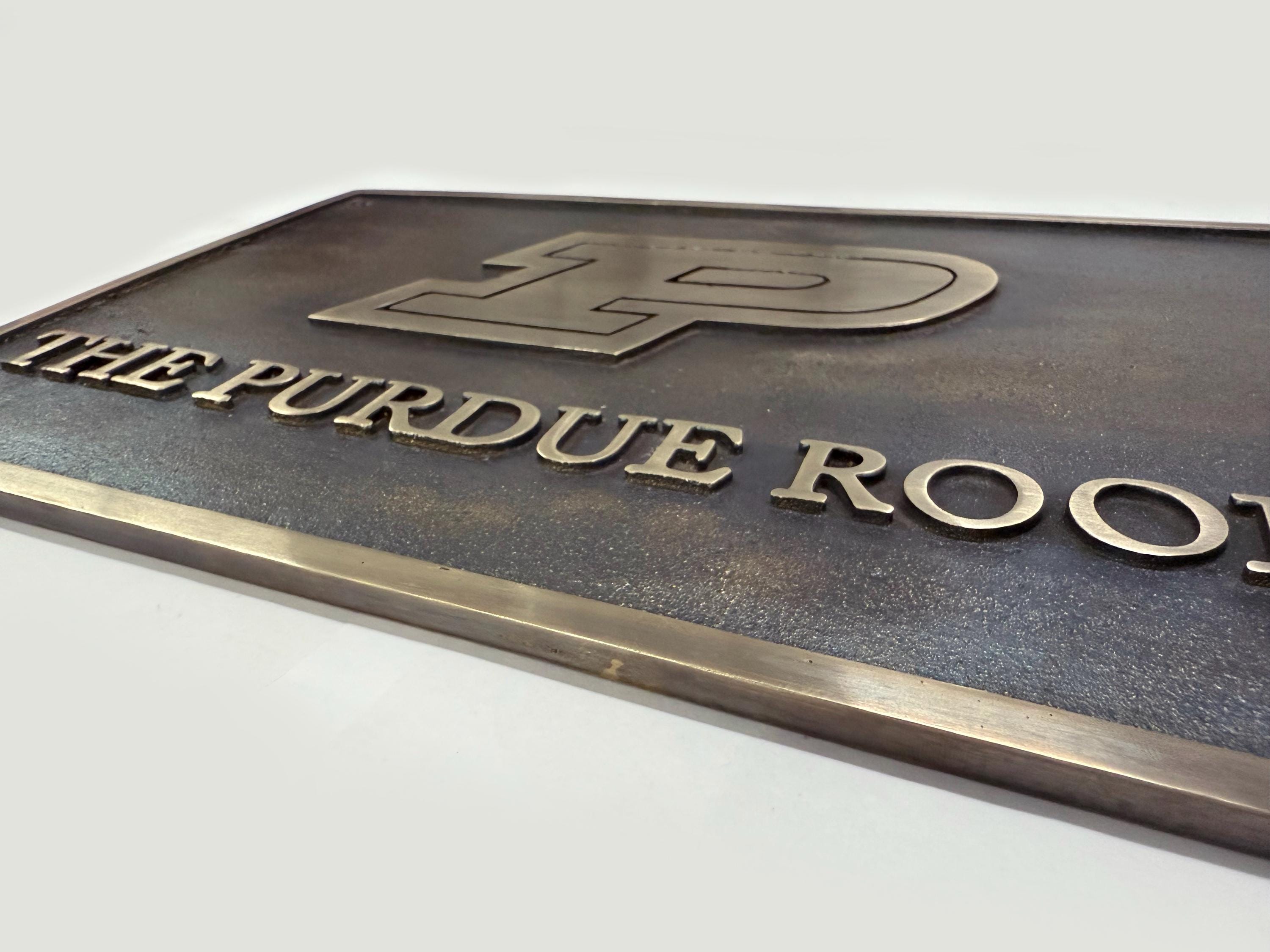 Rustic Bronze Sign Custom Cast Bronze Plaque – Personalized Address Sign, Bronze Metal ...