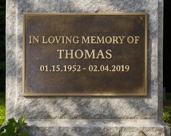 Zxfdsfdbnm Targa commemorativa da tavolo in legno, per interni e condoglianze, decorazione da parete
