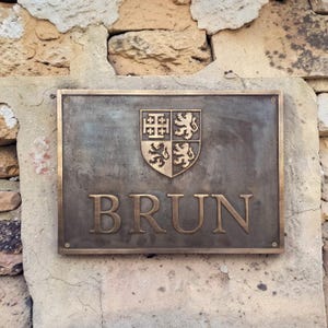 Rustic Bronze Sign Customized Bronze Sign and Plaque - Oil Rubbed Bronze Sign -tablica ...