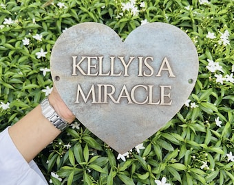 Personalized Bronze Memorial Plaque – Garden Marker, In Loving Memory Sign - Sympathy gifts
