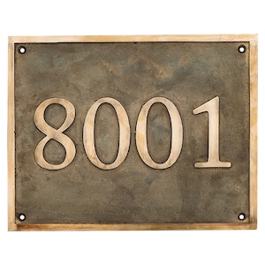 Rustic Bronze Sign Custom Made Cast Bronze Signs & Plaques Personalized Logo/crest Plaques ...