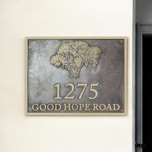 Customized Bronze Signs & Plaques – Personalized Oil-Rubbed Bronze Signs – outdoor decor – new home gifts - travel gift