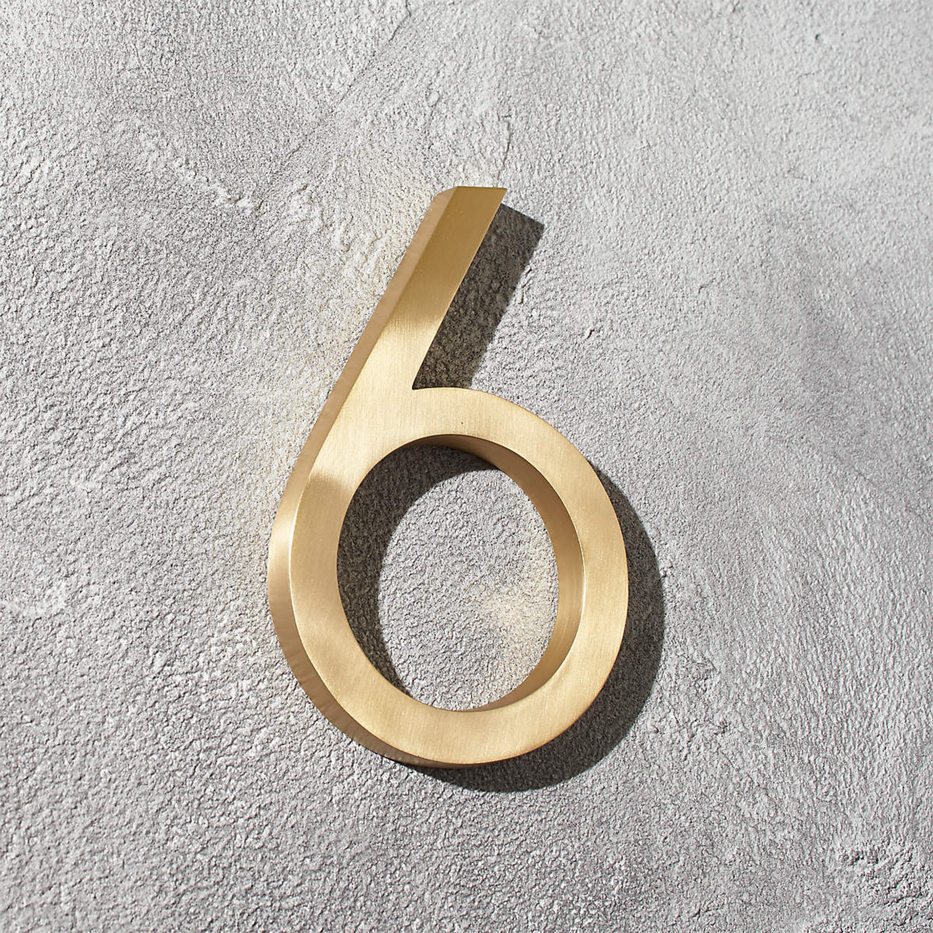 Custom Matte Brass House Number Floating House Numbers Etsy